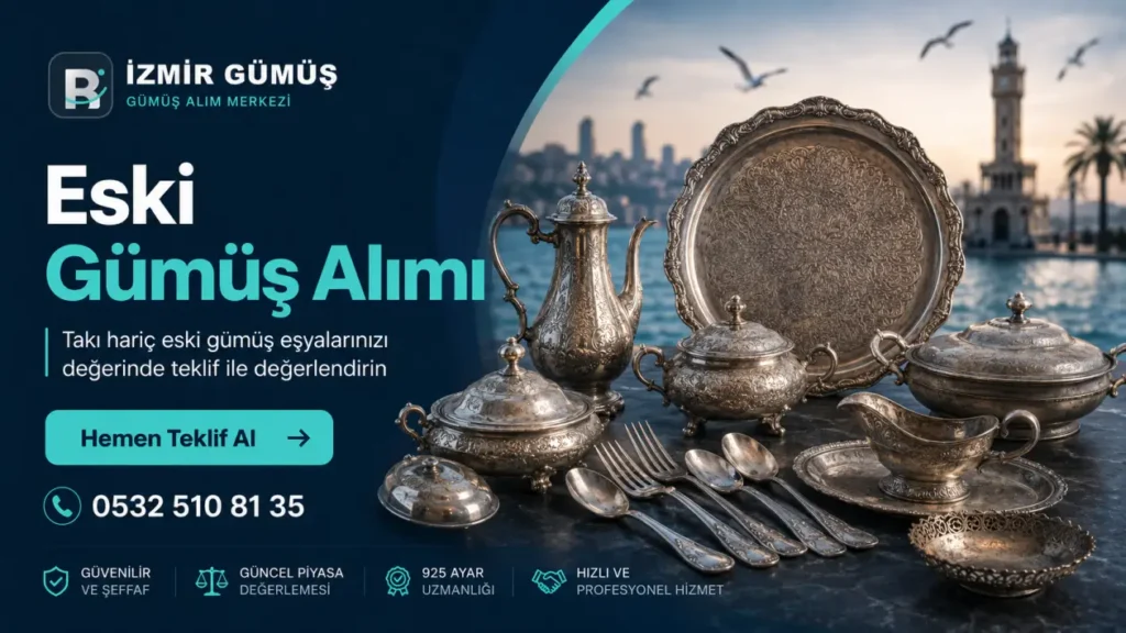 Bornova Gümüş Alan Yerler | Takı Dışı Gümüş Alımı