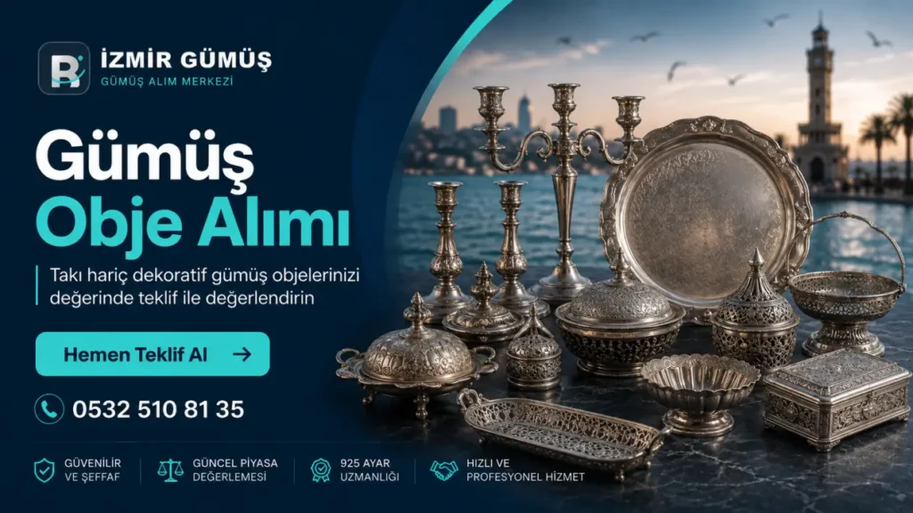 Gaziemir Gümüş Alan Yerler | Takı Dışı Gümüş Alımı
