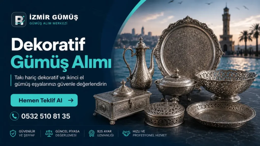 Karşıyaka Gümüş Alan Yerler | Takı Dışı Gümüş Alımı