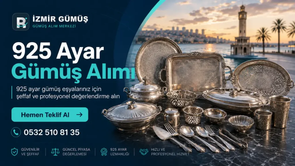Kınık Gümüş Alan Yerler | Takı Dışı Gümüş Alımı