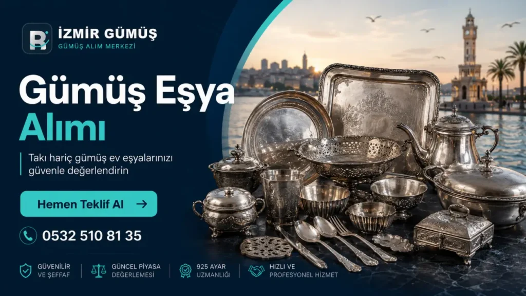 Konak Gümüş Alan Yerler | Takı Dışı Gümüş Alımı