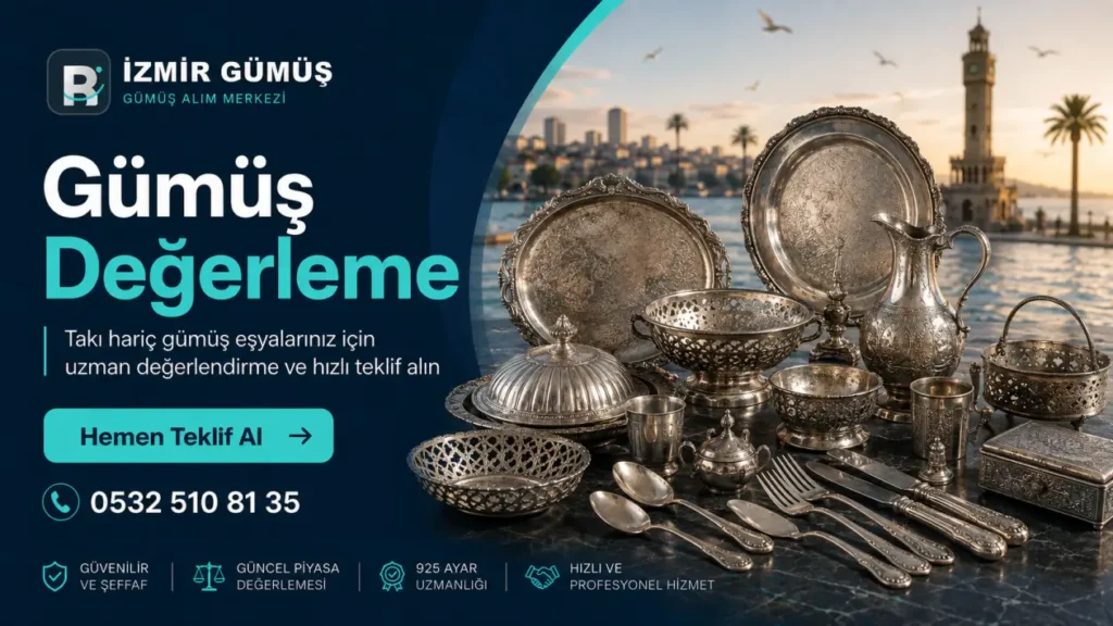 Menemen Gümüş Alan Yerler | Takı Dışı Gümüş Alımı