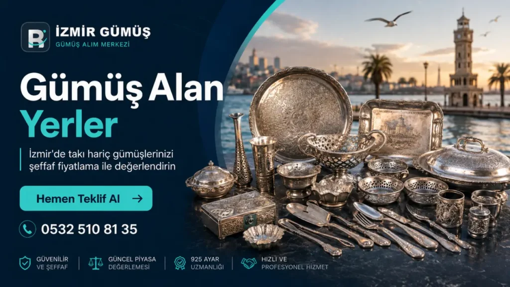 Narlıdere Gümüş Alan Yerler | Takı Dışı Gümüş Alımı