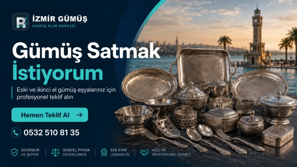 Ödemiş Gümüş Alan Yerler | Takı Dışı Gümüş Alımı