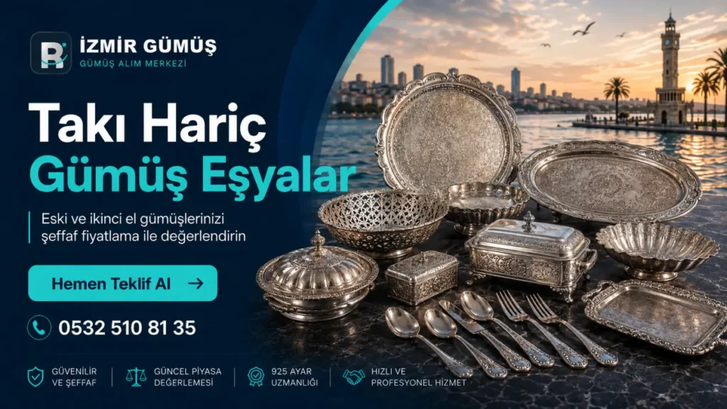 Urla Gümüş Alan Yerler | Takı Dışı Gümüş Alımı