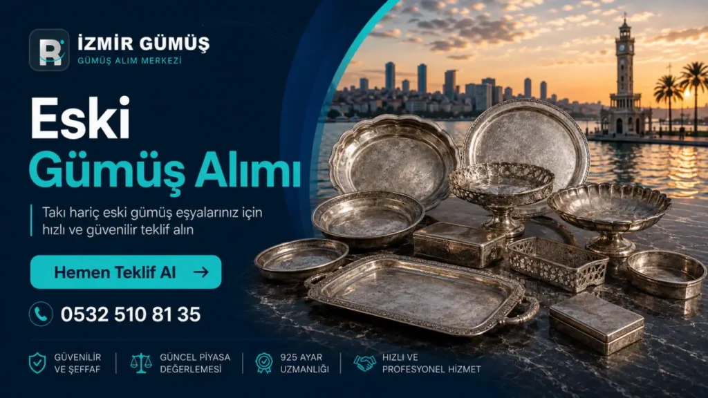 Eski Gümüş Alımı | İzmir Gümüş Alım Merkezi