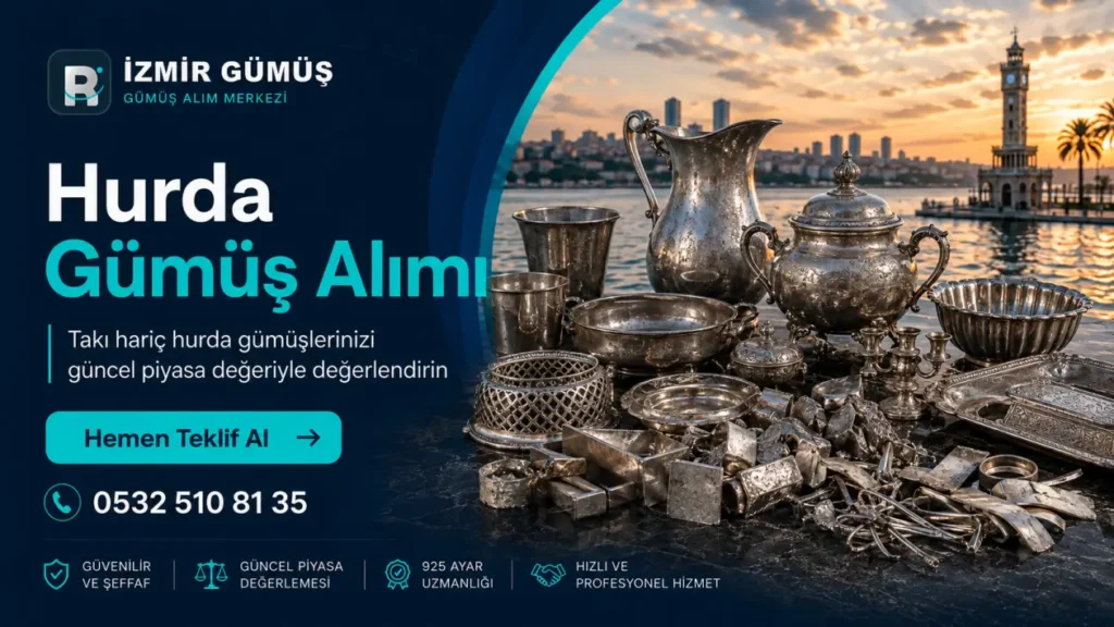 Hurda Gümüş Alımı | İzmir Hurda Gümüş Alım Merkezi